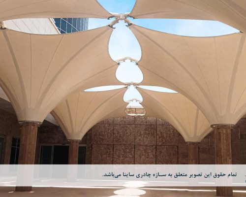 tensile-fabric-decorative-entrance-سایبان-ورودی-بانک-صادرات-اهواز