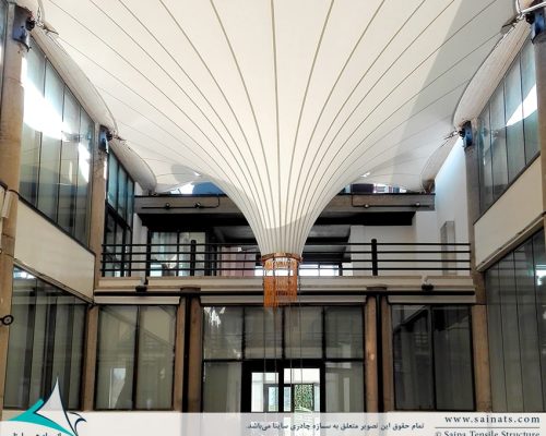 اجرای پوشش وید مجتمع رفاهی بانک شهر