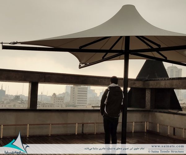 اجرای سایبان پارچه ای تراس