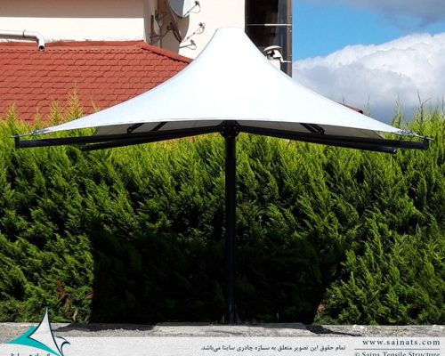 اجرای سایبان تراس ویلا خزرشهر