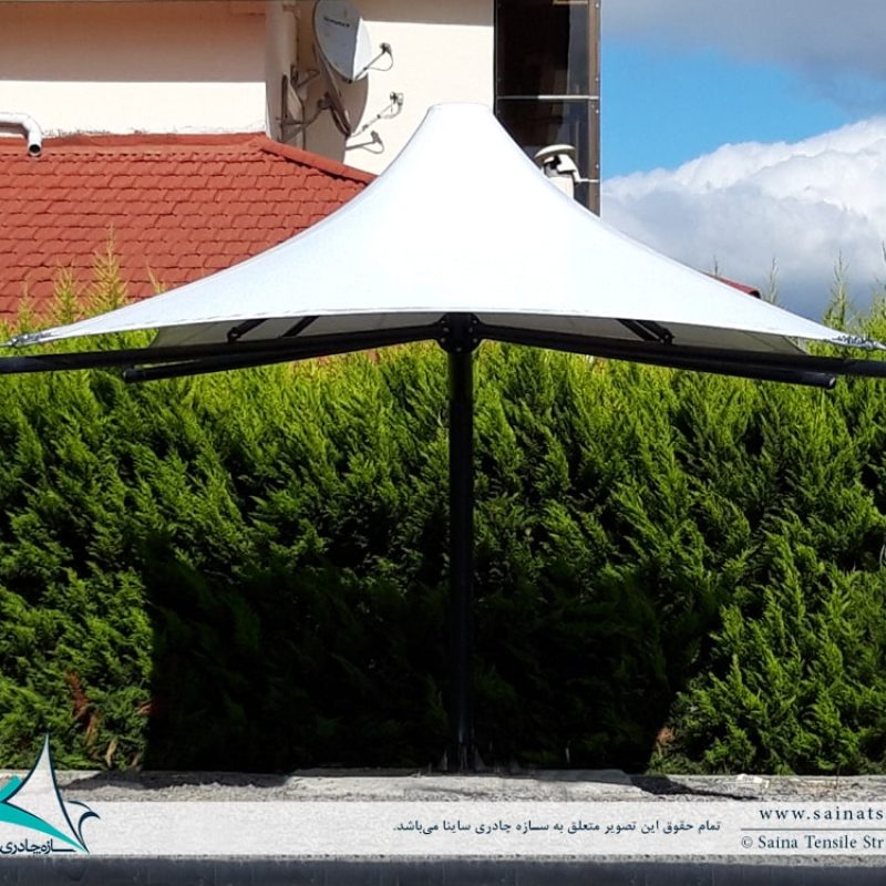 اجرای سایبان تراس ویلا خزرشهر