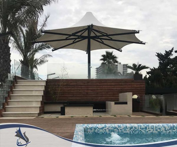 سازه آلاچیق چادری ویلا