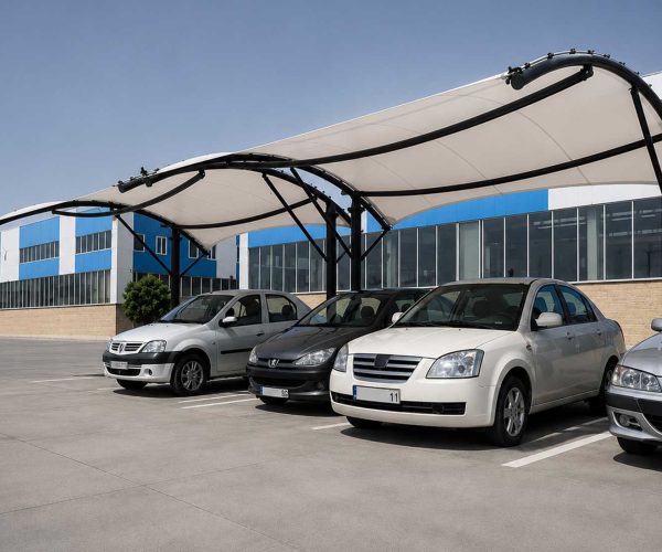 سایبان-ماشین-ساینا-saina-parking-canopy