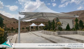 اجرای آلاچیق چادری محوطه در شیراز