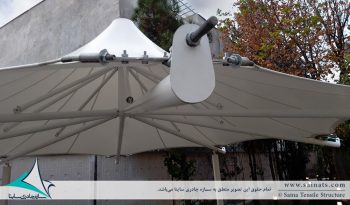 آلاچیق چادری ساختمان مسکونی شیراز