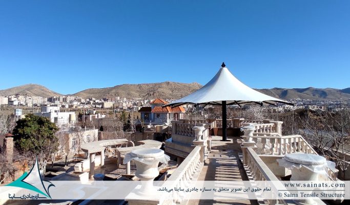 آلاچیق پارچه ای شهرک صدرا شیراز