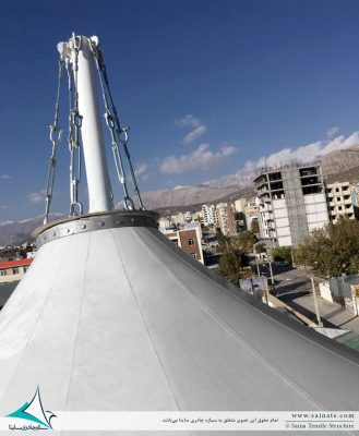 سقف پارچه ای کافه رستوران آنیل