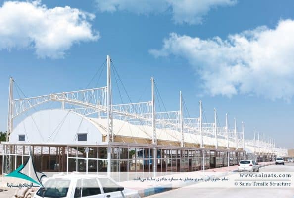 fabric-tensile-structure-salon-سقف-سالن-پارک-فناوری-اطلاعات