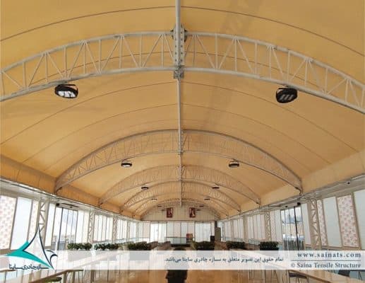 fabric-tensile-structure-salon-سقف-سالن-پارک-فناوری-اطلاعات