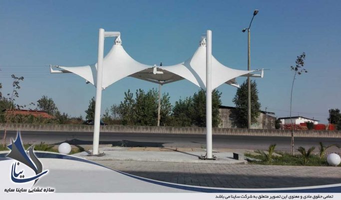 پروژه اجرای سایبان چادری ایستگاه تاکسی در بابلسر