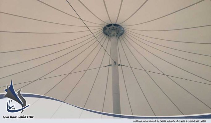 طراحی و اجرای سازه چادری سقف رستوران vip