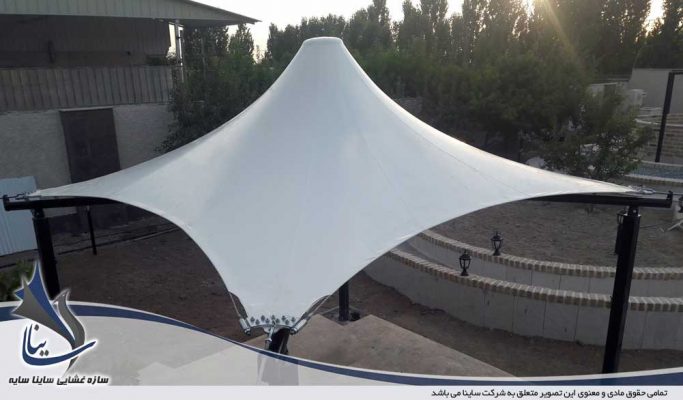 آلاچیق چادری فضای سبز در باغ ویلا تهران دشت