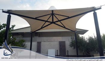 طراحی و اجرای آلاچیق چادری فضای سبز در باغ ویلا تهران دشت