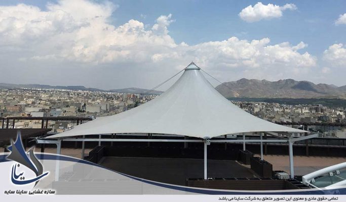 اجرای سایبان روفگاردن در سیوان سنتر