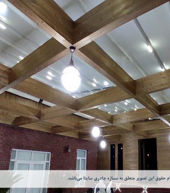 پروژه طراحی سقف متحرک پارچه ای تراس در چهاردانگه