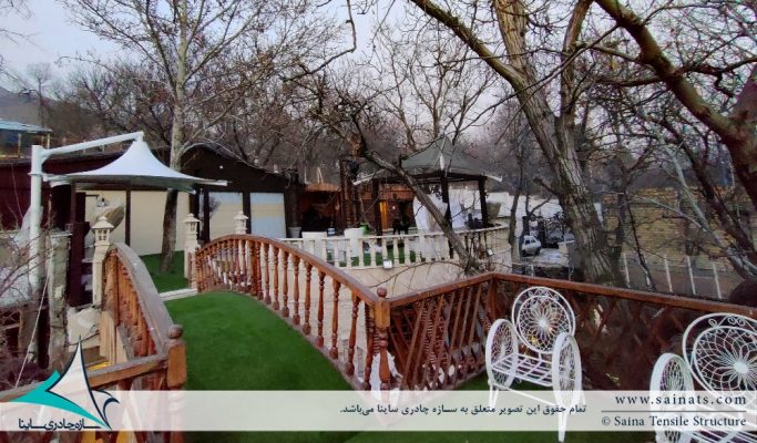آلاچیق پارچه ای ویلا در کردان