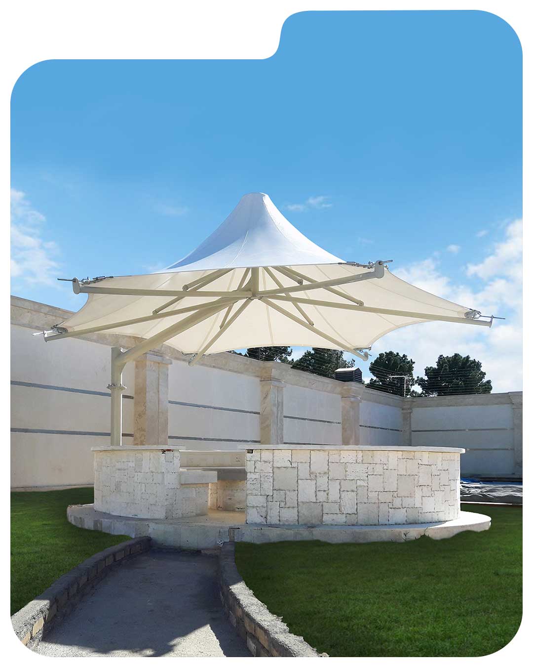 آلاچیق-چادری-پارچه-ای-tented-gazebo