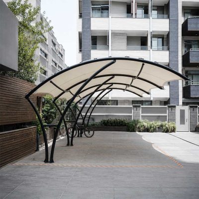 سازه-چادری-آرک-رویال-سایبان-ماشین-royal-arc-fabric-canopy