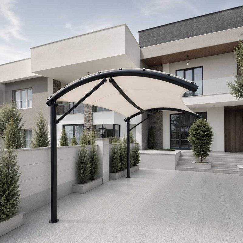 سازه-چادری-فرم-آرک-03-سایبان-ماشین-arc-03-fabric-canopy