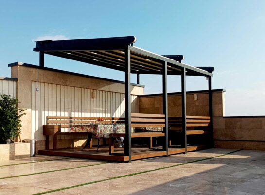 سقف-متحرک-حیاط-yard-retractable-roof